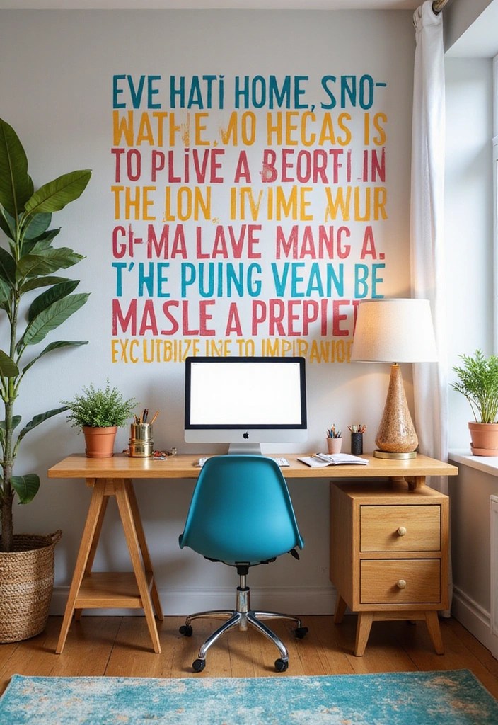 15 Smart Home Office Ideas That'll Boost Your Productivity (and Look Amazing!) - 15. Inspirational Quotes