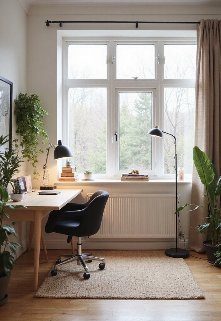 15 Smart Home Office Ideas That'll Boost Your Productivity (and Look Amazing!) - 9. Bright Lighting Solutions