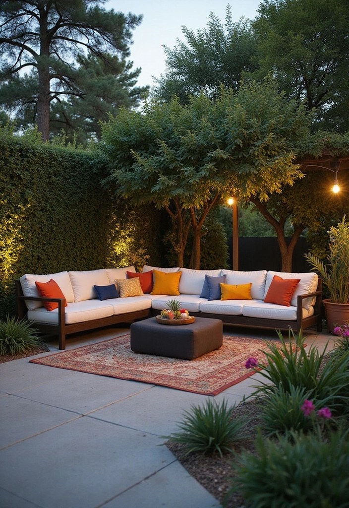 15 Stunning Outdoor Tables and Seating Solutions That'll Transform Your Backyard! - 10. Modern Sectional Sofas for Ultimate Comfort