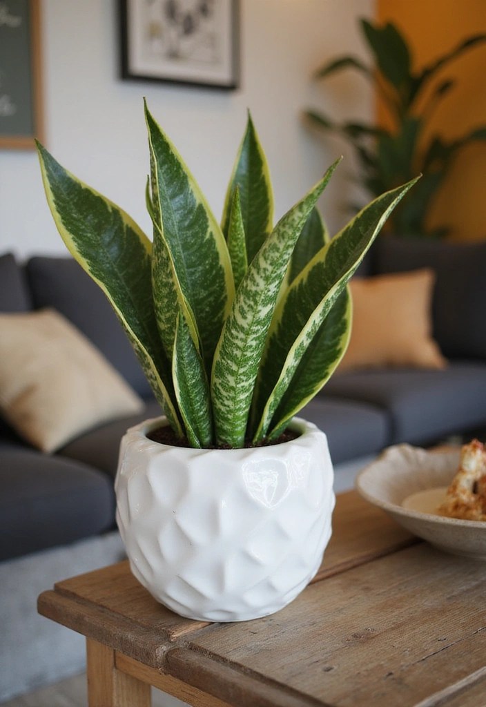 16 Indoor Plants That Will Make Your Apartment Feel Extra Cozy (#11 Will Surprise You!) - 1. Snake Plant