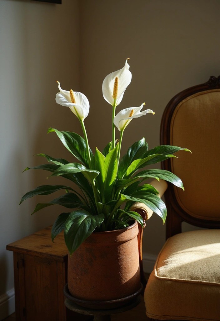 16 Indoor Plants That Will Make Your Apartment Feel Extra Cozy (#11 Will Surprise You!) - 4. Peace Lily