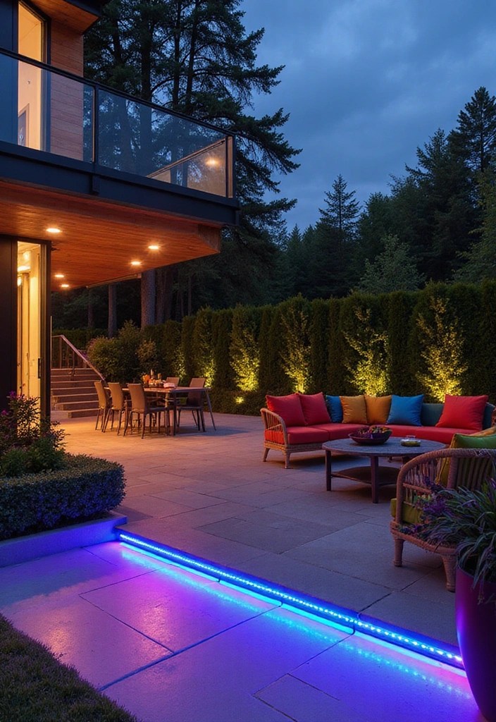 17 DIY Outdoor Lighting Ideas That Will Make Your Patio the Envy of the Neighborhood! - 8. LED Strip Lights