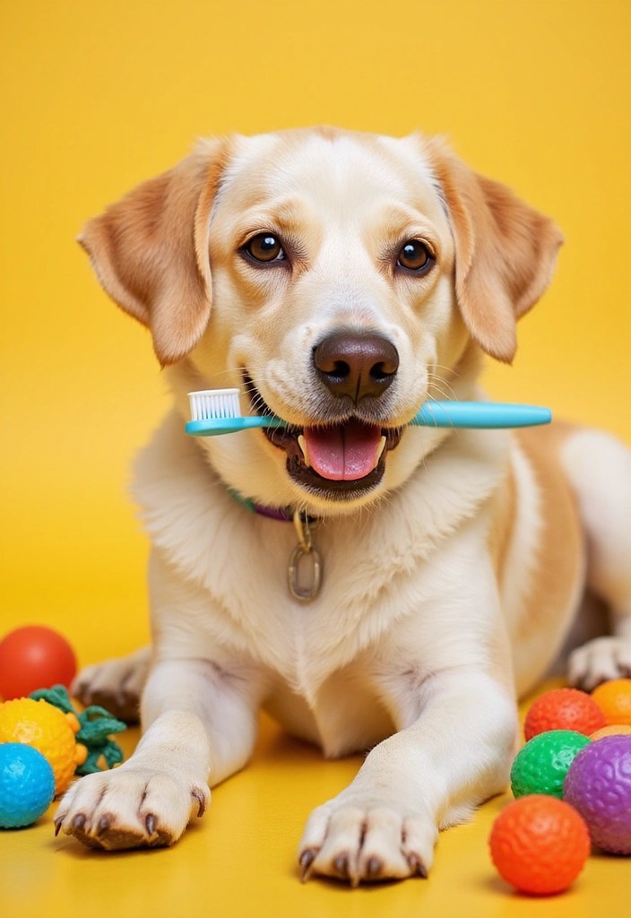 18 Genius Dog Grooming Hacks That Will Save You Time and Money (Your Pup Will Thank You for #9!) - 10. Teeth Cleaning Made Fun