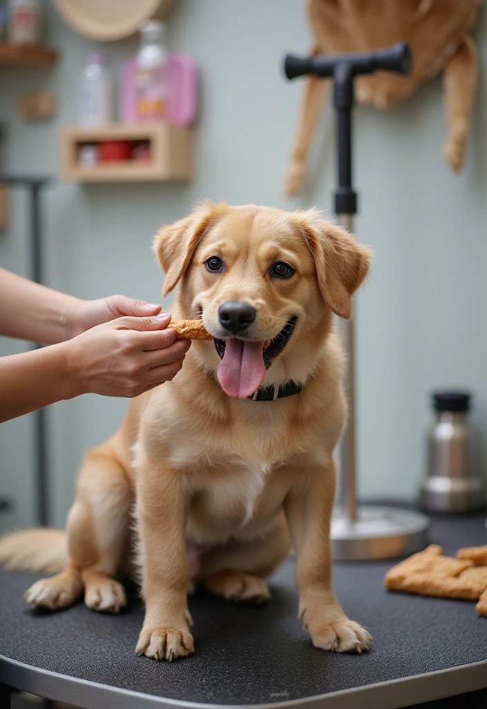18 Genius Dog Grooming Hacks That Will Save You Time and Money (Your Pup Will Thank You for #9!) - 16. Easy Grooming Sessions with Treats