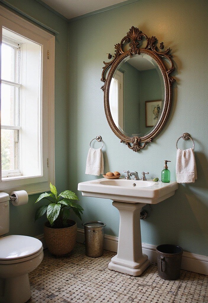 19 Affordable Bathroom Updates That'll Make You Feel Like You're at a Spa! - 15. Vintage Touches