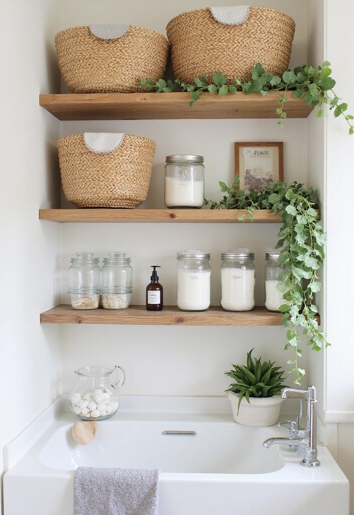 19 Affordable Bathroom Updates That'll Make You Feel Like You're at a Spa! - 4. Elegant Storage Solutions