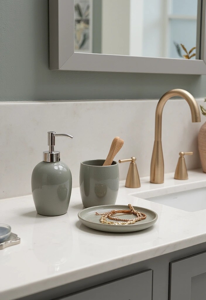 19 Affordable Bathroom Updates That'll Make You Feel Like You're at a Spa! - 9. Bath Accessories Set