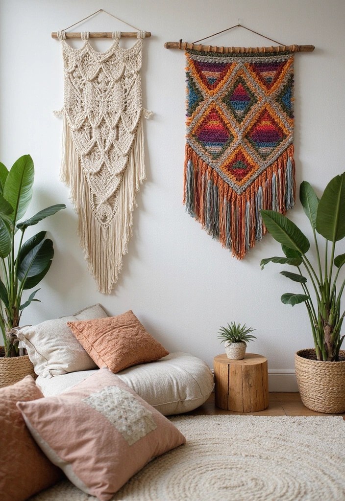 19 Affordable Wall Art Ideas That Will Wow Your Guests (You Won't Believe #3!) - 3. Fabric Wall Hangings (You Won't Believe #3!)