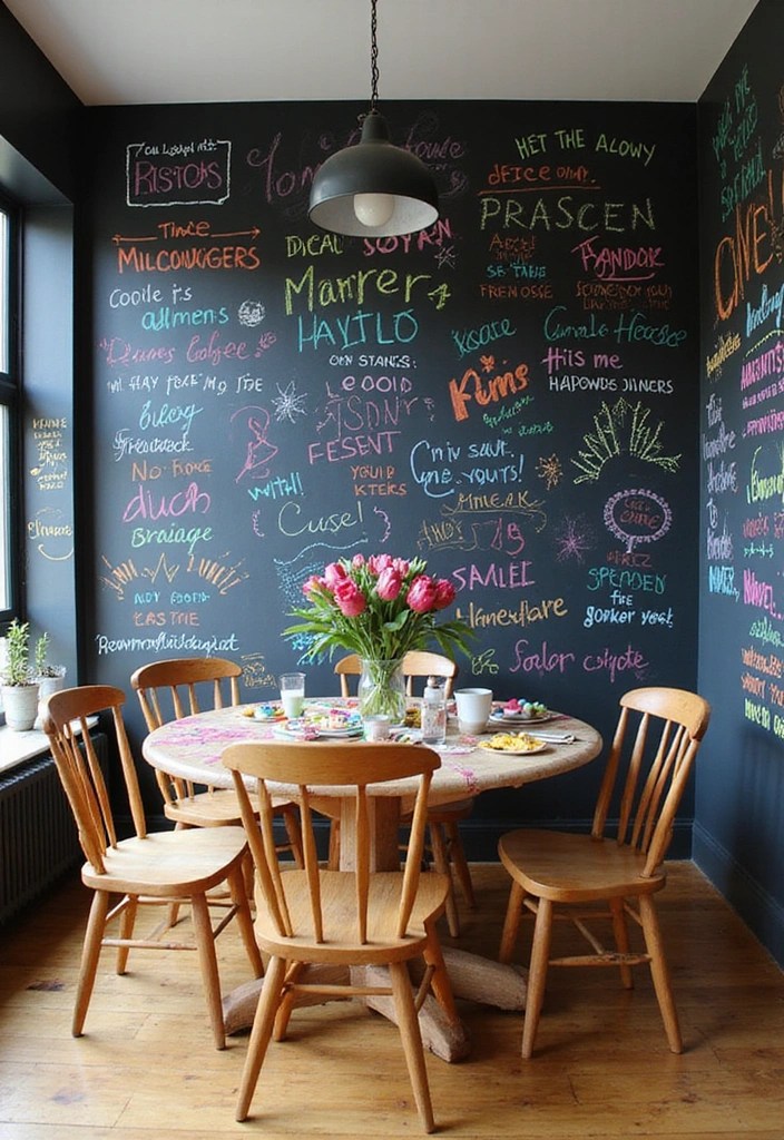 19 Affordable Wall Art Ideas That Will Wow Your Guests (You Won't Believe #3!) - 7. Chalkboard Wall Art