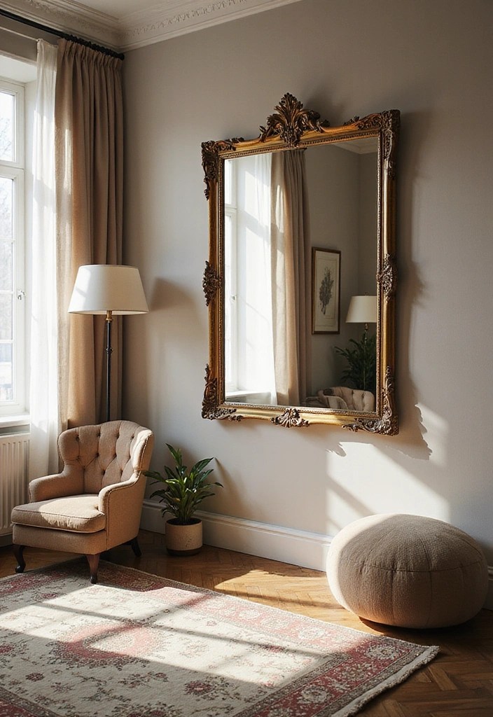 19 Small Apartment Decor Hacks That Will Make Your Space Feel Huge (You Won't Believe #3!) - 1. Use Mirrors to Reflect Light