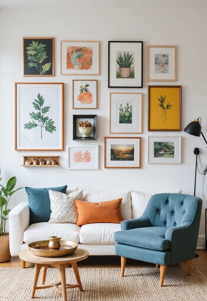 19 Small Apartment Decor Hacks That Will Make Your Space Feel Huge (You Won't Believe #3!) - 13. Personalize with Art