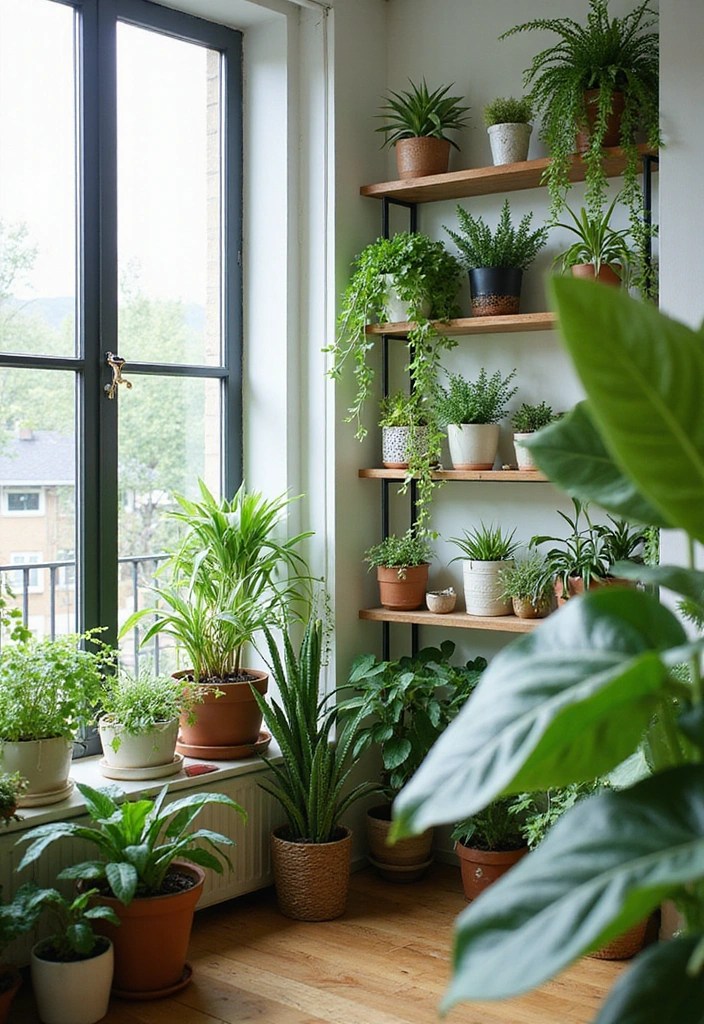 19 Small Apartment Decor Hacks That Will Make Your Space Feel Huge (You Won't Believe #3!) - 15. Embrace the Power of Plants
