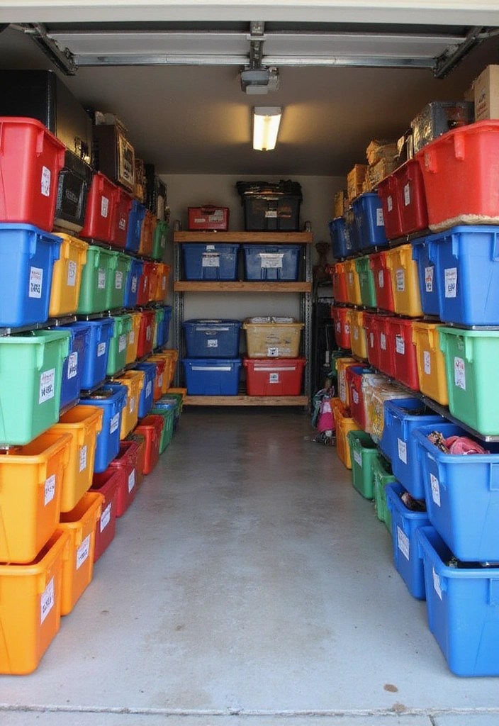 20 Amazing Home Organization Hacks That Will Change Your Life (You Won't Believe #11!) - 14. Use Totes for Seasonal Storage