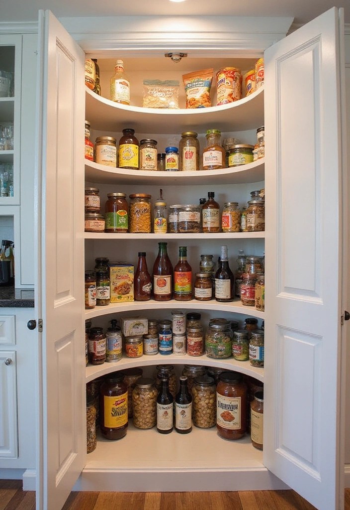 20 Amazing Home Organization Hacks That Will Change Your Life (You Won't Believe #11!) - 18. Use a Lazy Susan for Easy Access