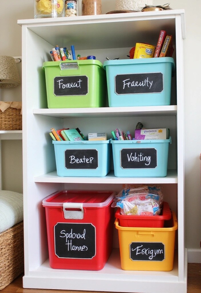 20 Amazing Home Organization Hacks That Will Change Your Life (You Won't Believe #11!) - 19. Chalkboard Labels for Storage Bins