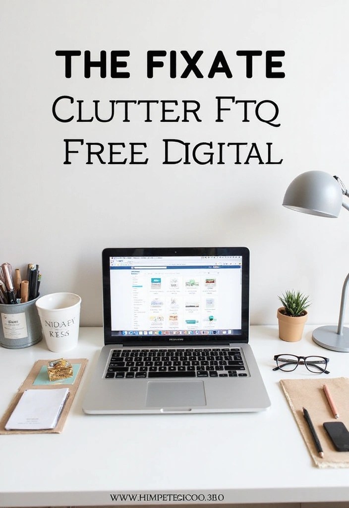 20 Amazing Home Organization Hacks That Will Change Your Life (You Won't Believe #11!) - 20. Digital Declutter