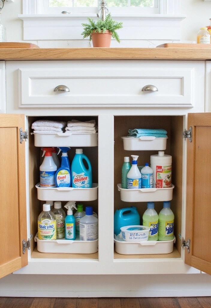 20 Amazing Home Organization Hacks That Will Change Your Life (You Won't Believe #11!) - 3. Under-Sink Organization