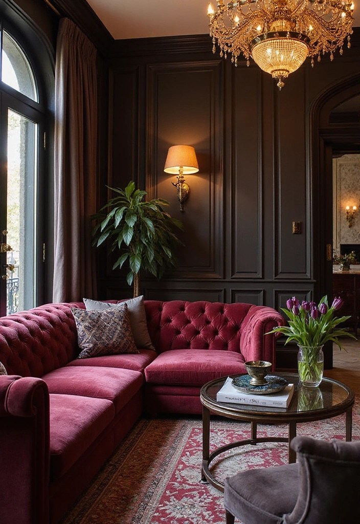 20 Stunning Living Room Ideas That Will Make You Want to Redecorate Today! - 14. Glamorous Touches