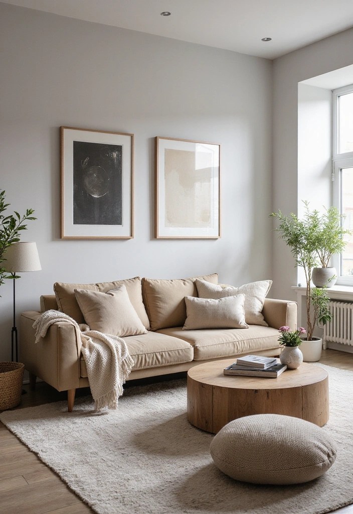 20 Stunning Living Room Ideas That Will Make You Want to Redecorate Today! - 8. Contemporary Comfort