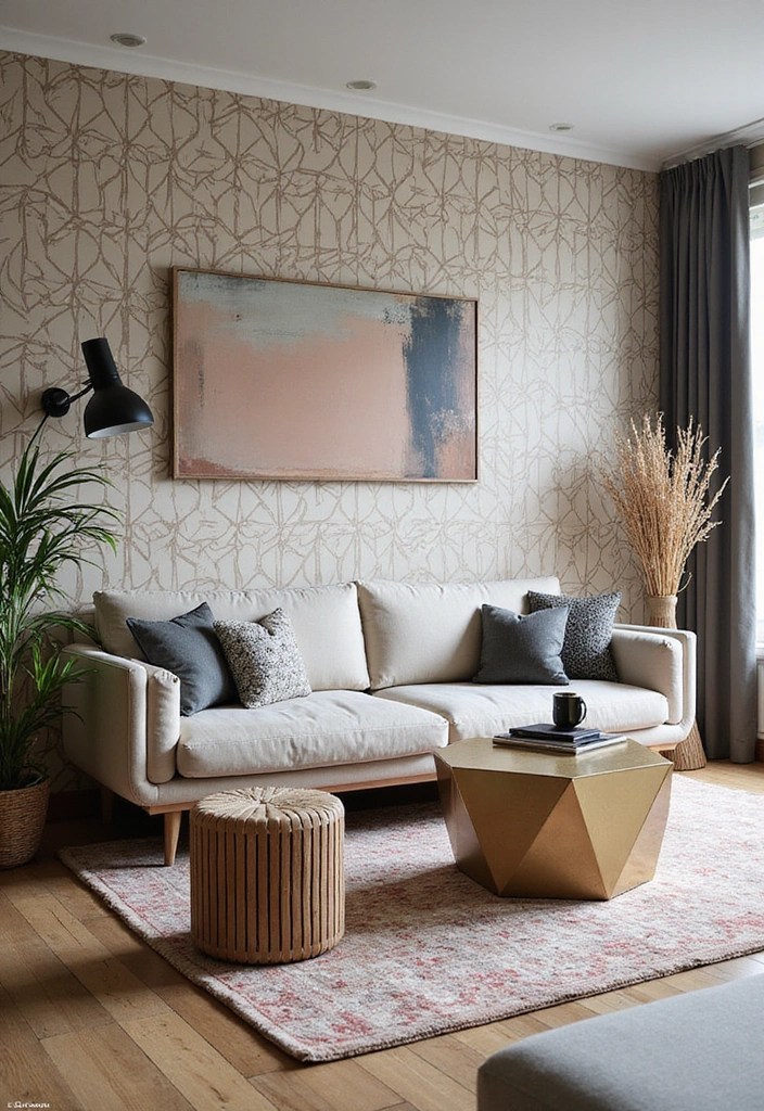 2025’s Hottest Home Decor Trends: Style Like a Pro Without Breaking the Bank! - 12. Geometric Patterns: Modern Shapes and Lines