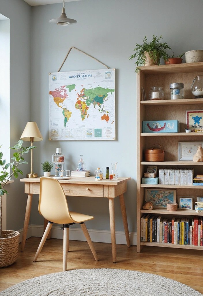 21 Fun Kids Room Ideas That'll Spark Your Child's Imagination (Wait for #10!) - 18. Science Station: Explore & Discover