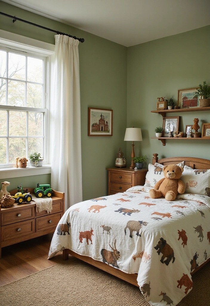 21 Fun Kids Room Ideas That'll Spark Your Child's Imagination (Wait for #10!) - 19. Farmyard Fun: Country Vibes