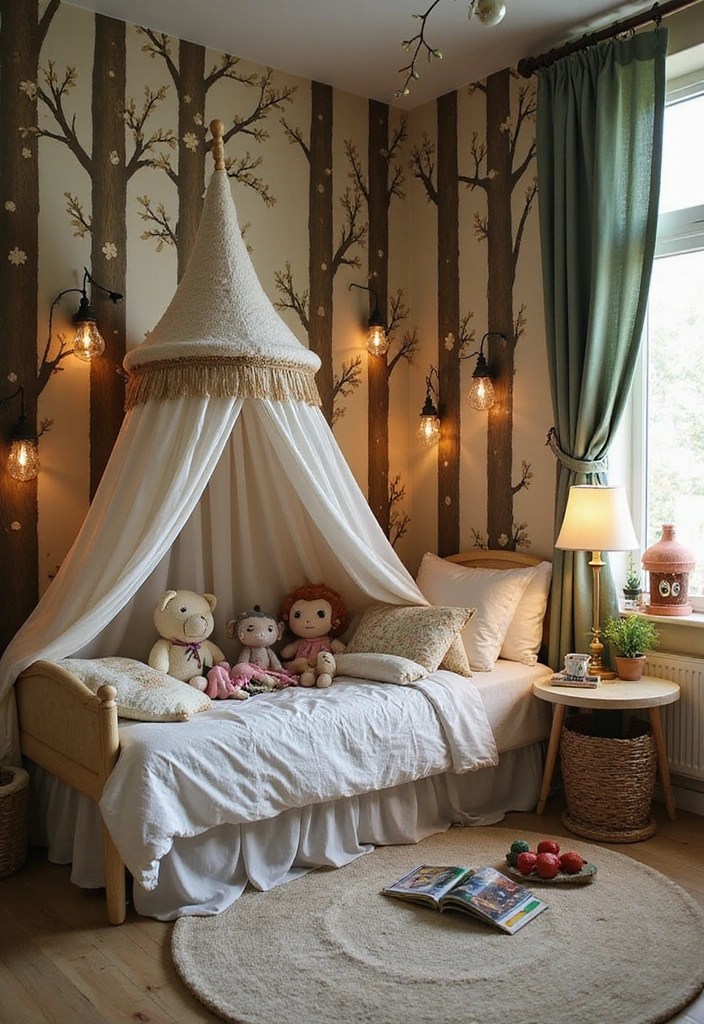 21 Fun Kids Room Ideas That'll Spark Your Child's Imagination (Wait for #10!) - 6. Fairy Tale Escape: Enchanted Forest