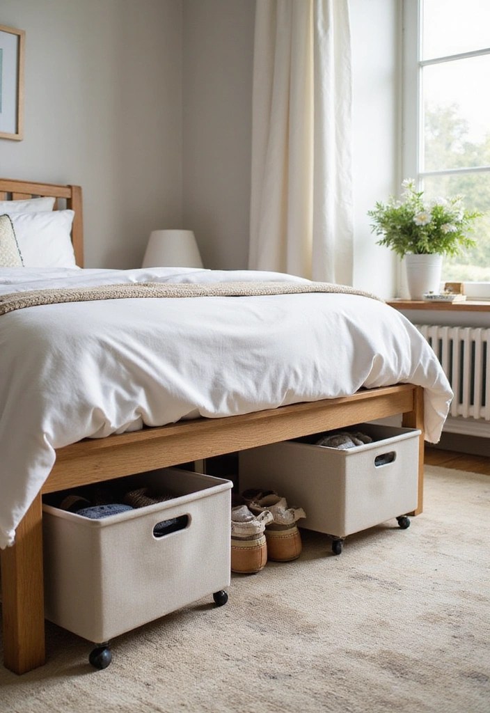 21 Genius Storage Hacks That'll Maximize Your Space (Say Goodbye to Clutter!) - 1. The Under-Bed Treasure Trove