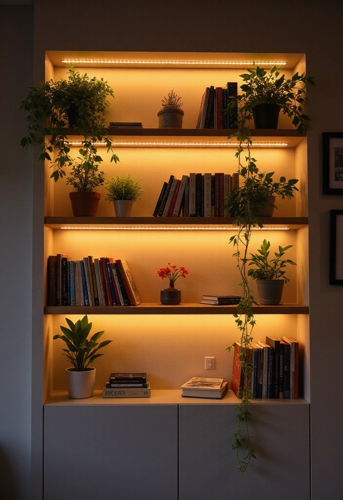 21 Stunning Bedroom Decor Transformations Under $100 (You Won't Believe #9!) - 17. Statement Backlit Wall