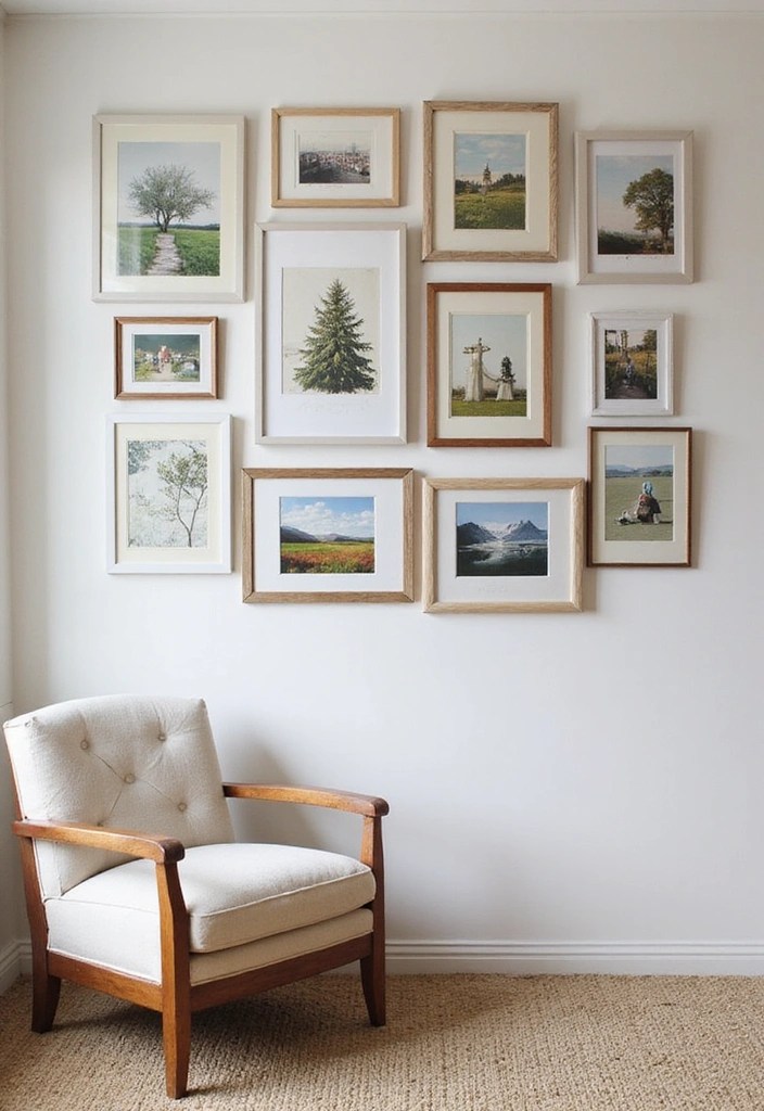 21 Stunning Bedroom Decor Transformations Under $100 (You Won't Believe #9!) - 5. Wall Art Gallery