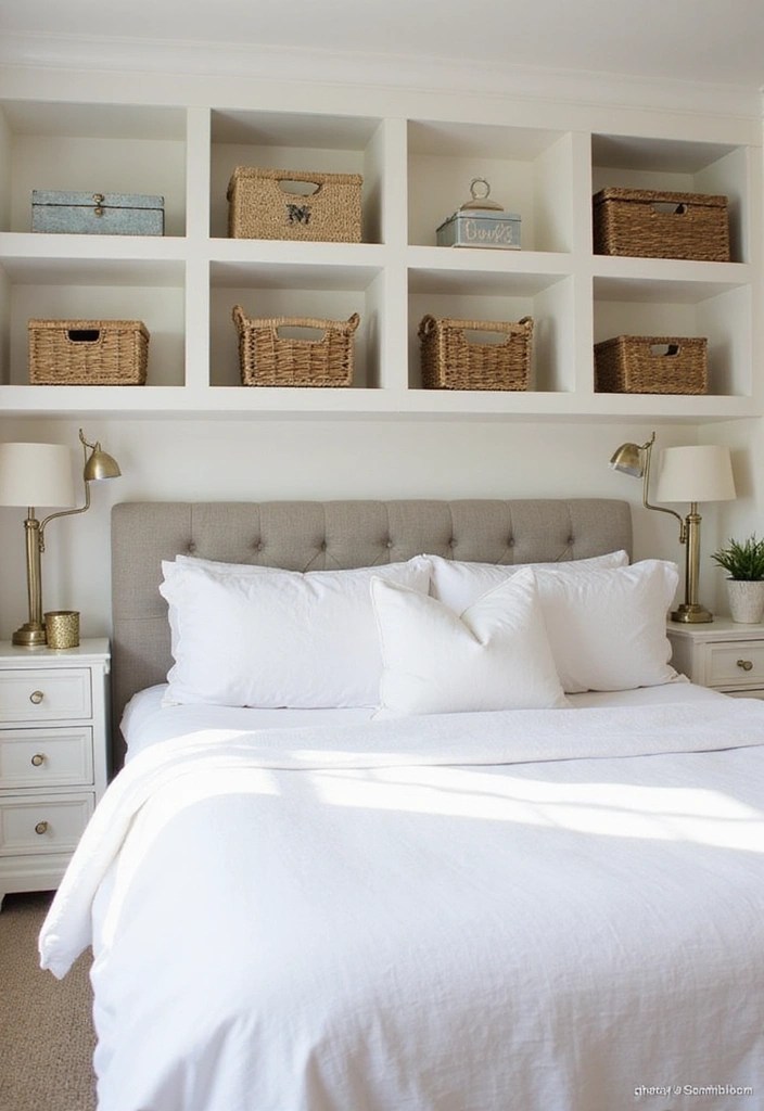 22 Tranquil Bedroom Revamps That Cost Less Than $100 (You Won’t Believe #10!) - 20. Functional Storage Solutions