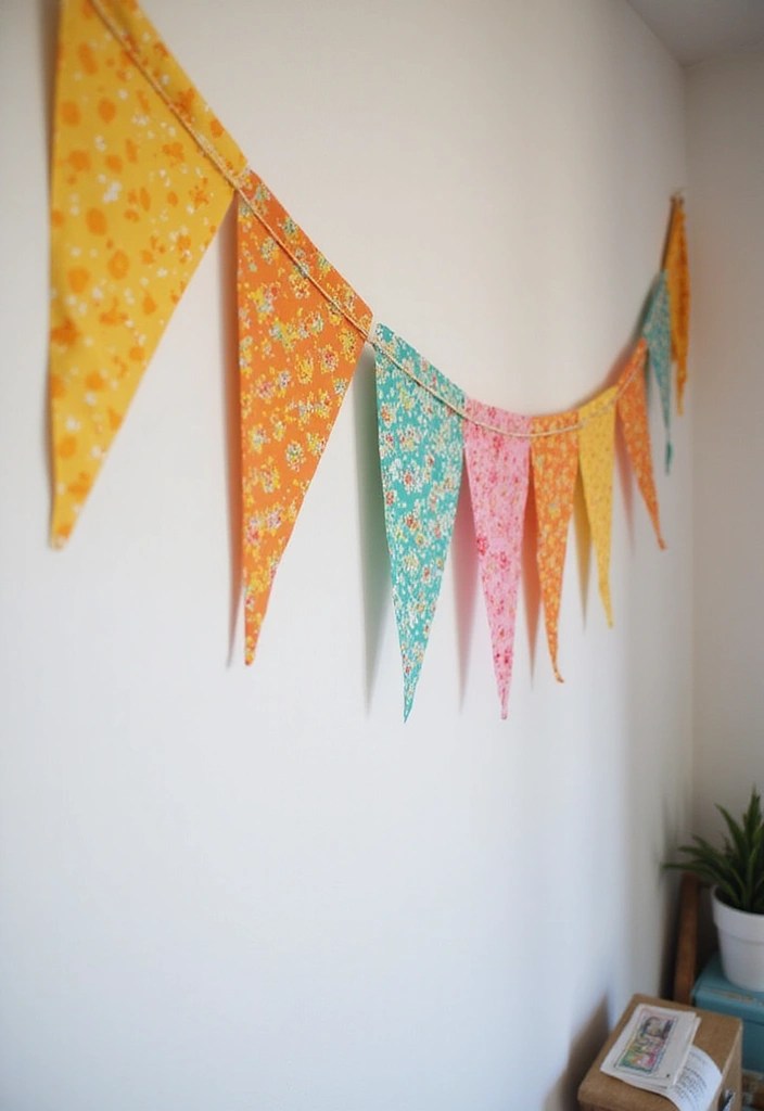 25 DIY Home Decor Projects That Will Transform Your Space for Under $50! - 10. Fabric Banners