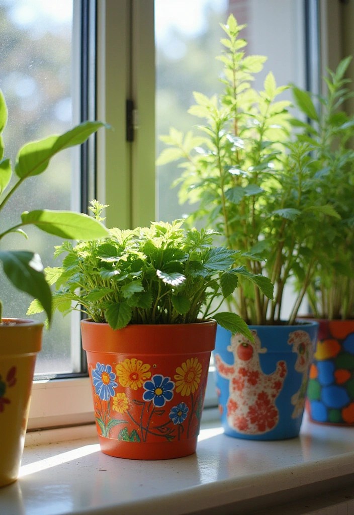 25 DIY Home Decor Projects That Will Transform Your Space for Under $50! - 3. Painted Plant Pots