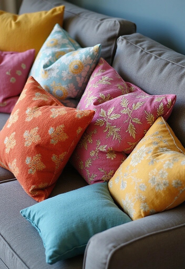 25 DIY Home Decor Projects That Will Transform Your Space for Under $50! - 8. Decorative Throw Pillows