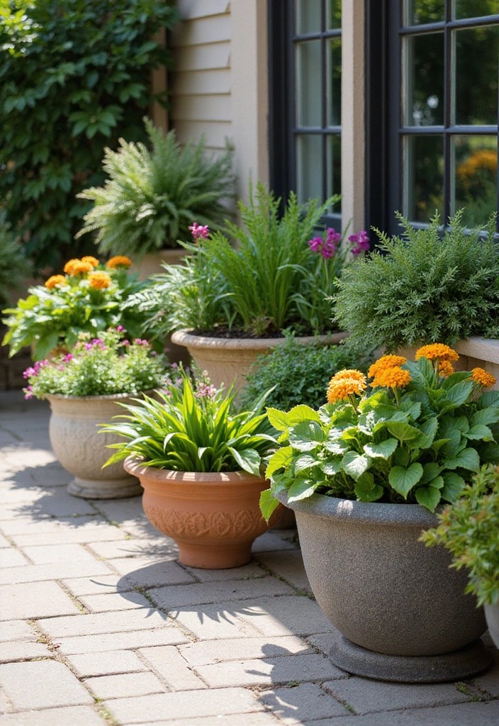 25 Patio Decor Ideas That'll Make Your Backyard the Ultimate Summer Hangout! - 12. Decorative Planters