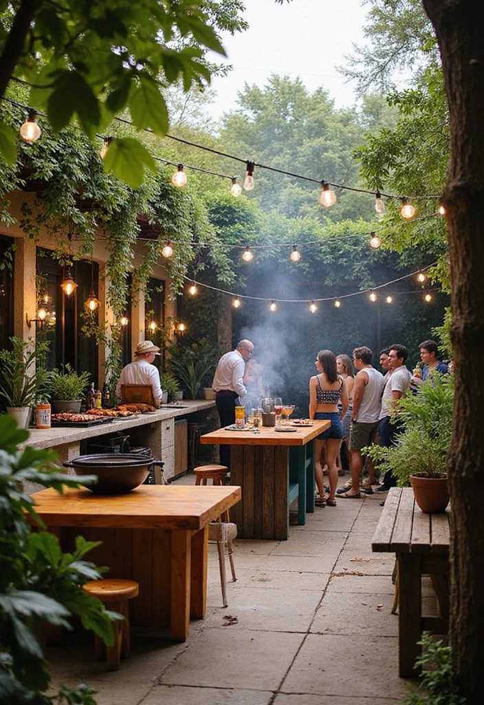 25 Patio Decor Ideas That'll Make Your Backyard the Ultimate Summer Hangout! - 20. Grilling Station for Barbecues