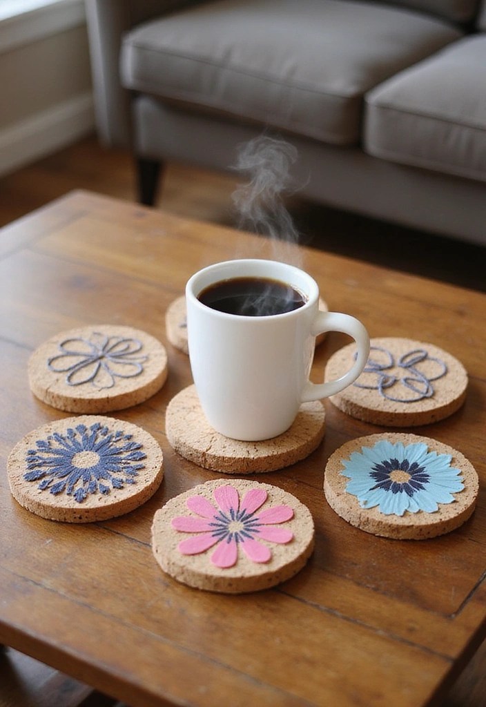 30 Easy DIY Home Decor Projects That'll Impress Your Guests! - 14. Customized Coasters