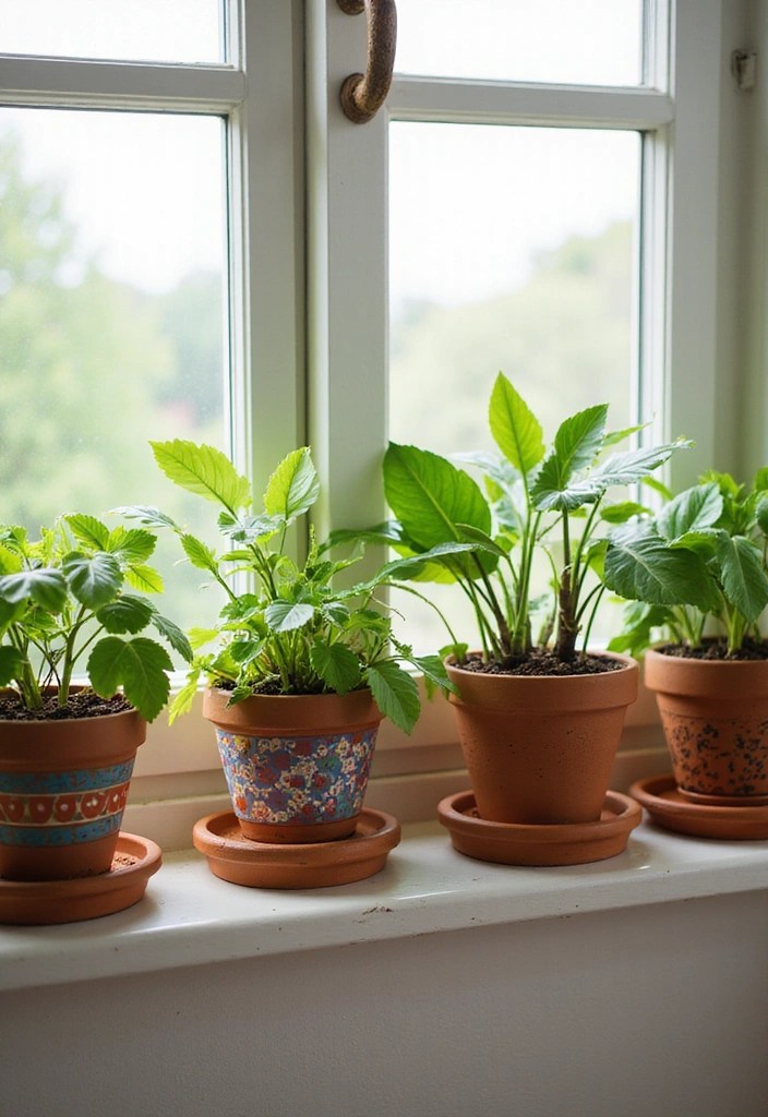 30 Easy DIY Home Decor Projects That'll Impress Your Guests! - 2. Painted Terracotta Pots