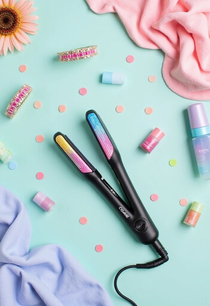 Top 10 Hair Straighteners That Will Transform Your Locks (You Won't Believe #7!) - 6. Conair InfinitiPro Rainbow Titanium Flat Iron