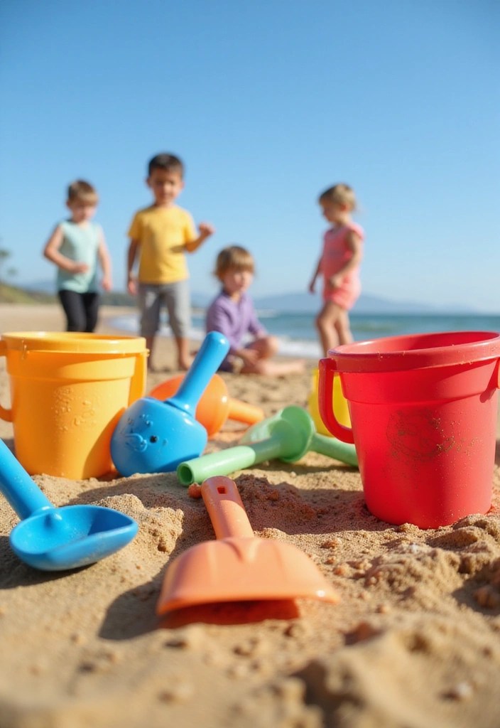 10 Beach Toys Your Kids Will Love—Prepare for Epic Sandcastle Battles! - 1. Classic Beach Buckets and Shovels