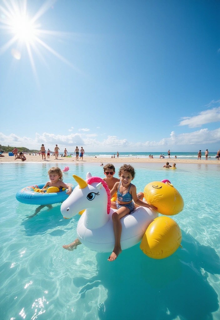 10 Beach Toys Your Kids Will Love—Prepare for Epic Sandcastle Battles! - 7. Inflatable Pool Toys