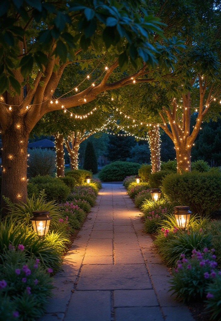 12 Backyard Garden Ideas That Will Make Your Neighbors Envious (Wait Until You See #9!) - 12. Garden Lighting: Illuminate Your Oasis