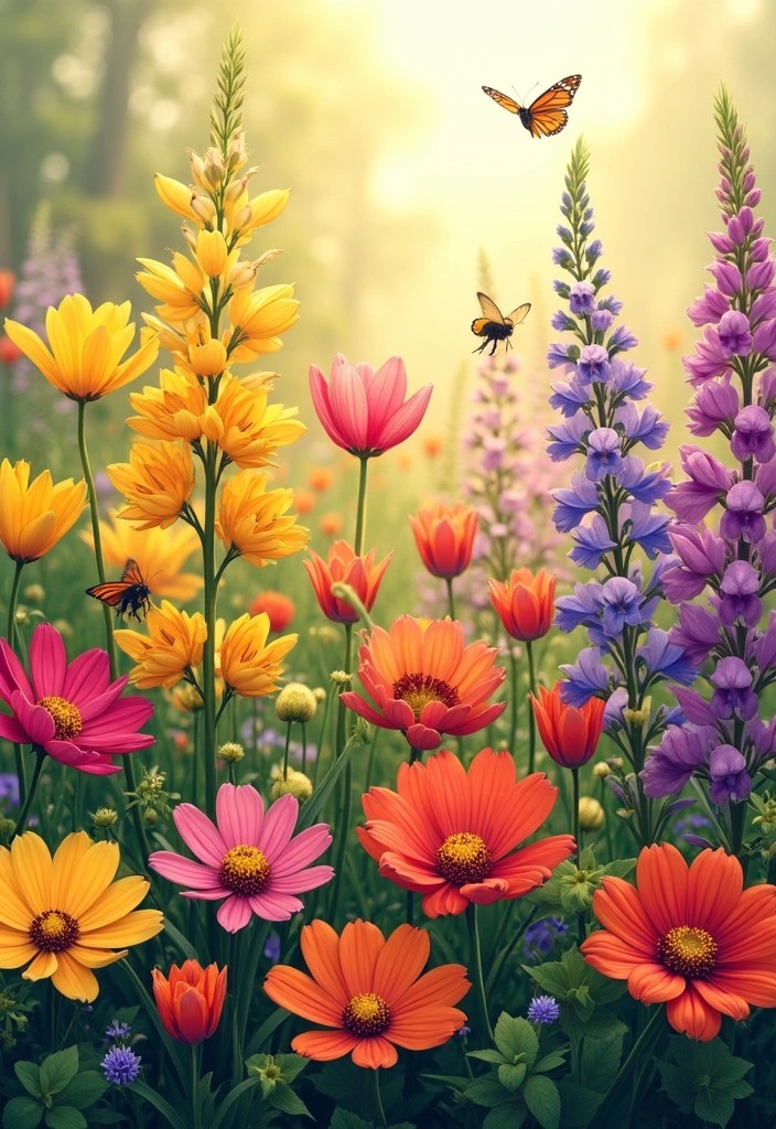 12 Backyard Garden Ideas That Will Make Your Neighbors Envious (Wait Until You See #9!) - 4. Colorful Flower Beds: A Burst of Nature's Palette