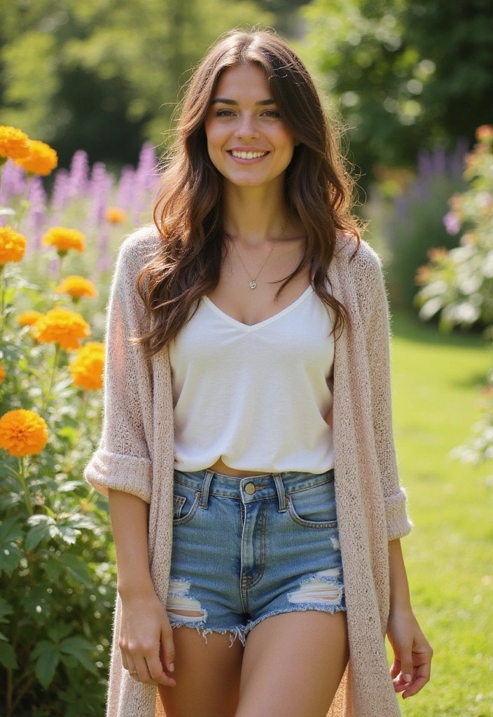 15 Casual Summer Outfits That Will Make You the Style Star of the Season! - 15. Layered Summer Look