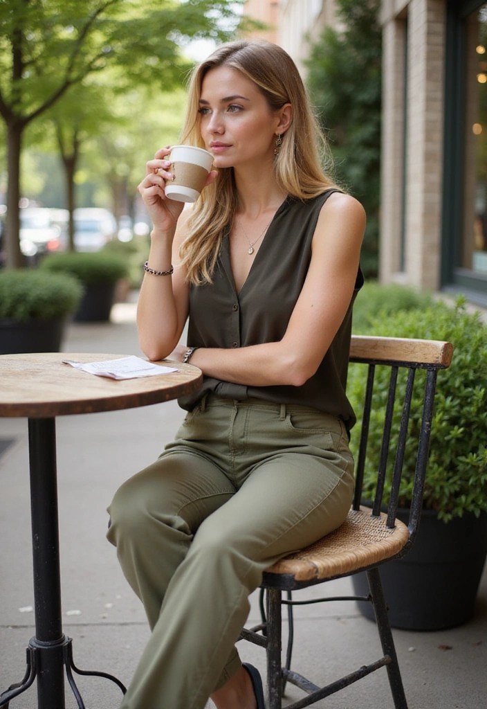 15 Effortless Spring Outfits That Will Make You the Style Star of the Season! - 10. Stylish Chinos and Casual Top