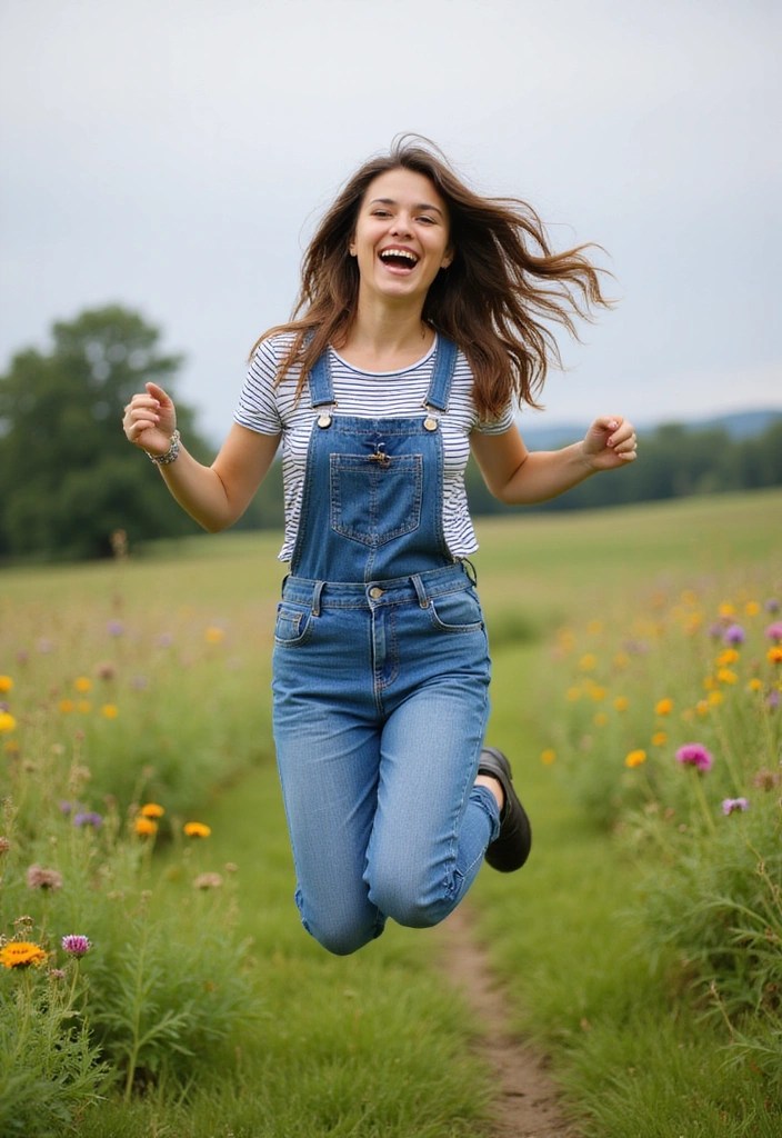 15 Effortless Spring Outfits That Will Make You the Style Star of the Season! - 7. Playful Overalls