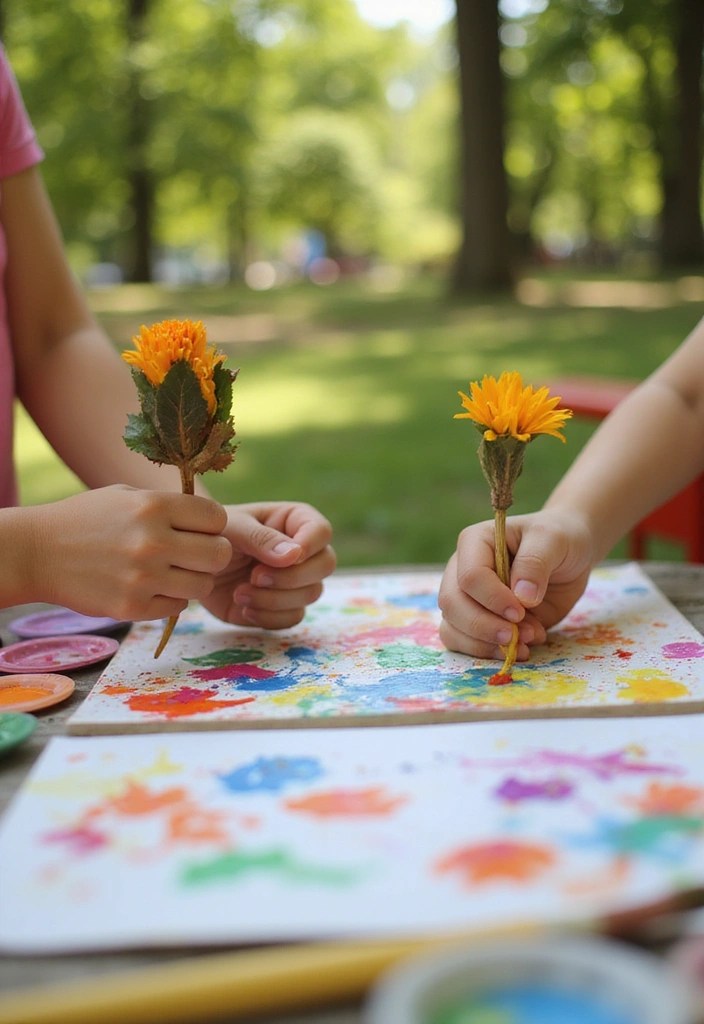 15 Fun Summer Crafts for Kids That'll Keep Them Entertained for Hours! - 1. Nature Paintbrushes