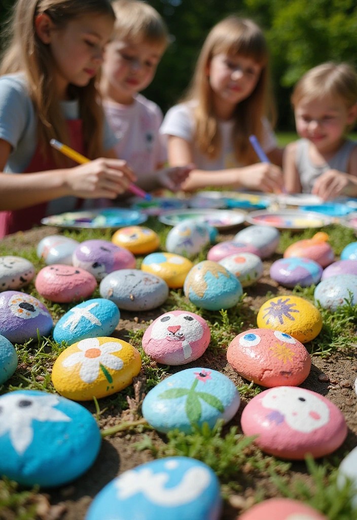 15 Fun Summer Crafts for Kids That'll Keep Them Entertained for Hours! - 3. Painted Rocks