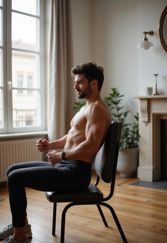 15 Home Workouts That Will Transform Your Body Without Any Equipment (You Won't Believe #8!) - 12. Tricep Dips: Sculpt Your Arms