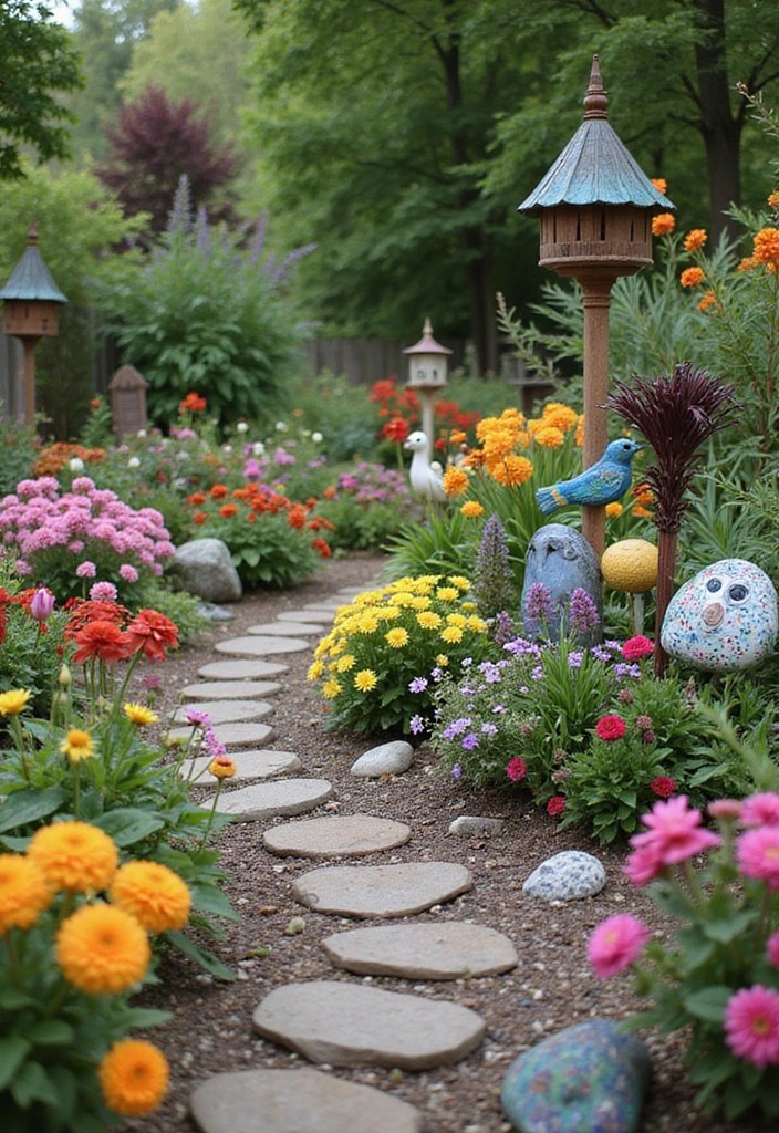 15 Must-Know Tips for Planting Spring Flowers That Will Make Your Garden Bloom Like Never Before! - 14. Create Garden Art and Decor